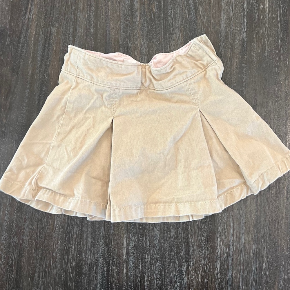 Gap Girls Uniform Khaki Skort Size 5